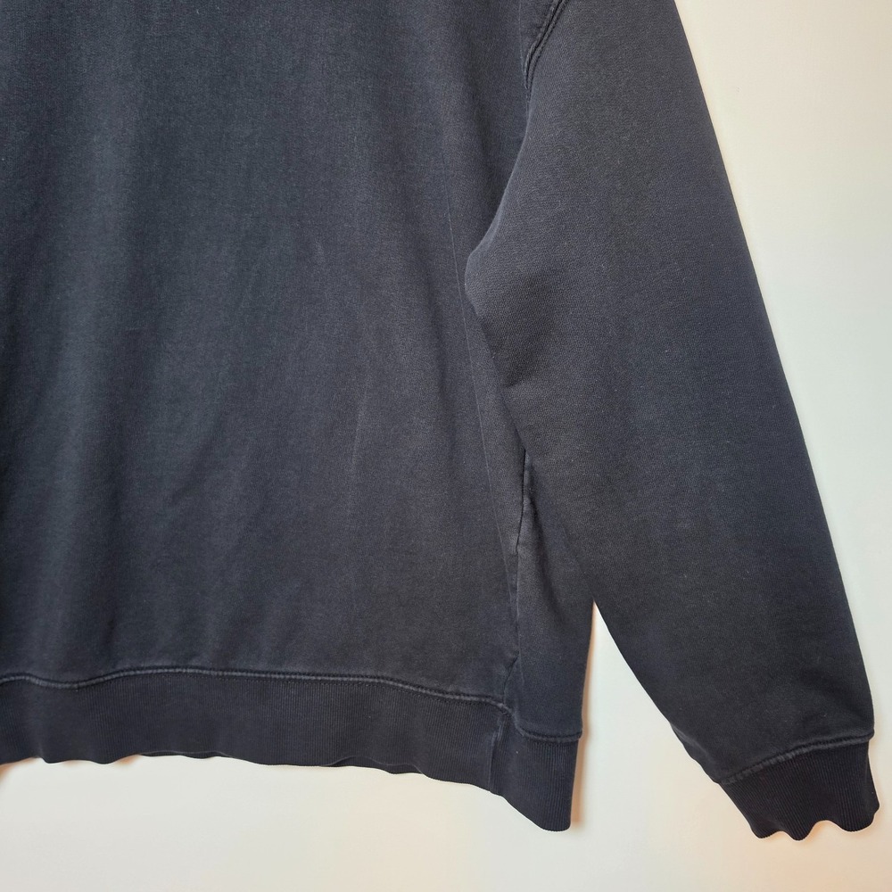 H&M Loose Fit Crewneck Sweatshirt Solid Black Size Medium - Picture 2 of 10